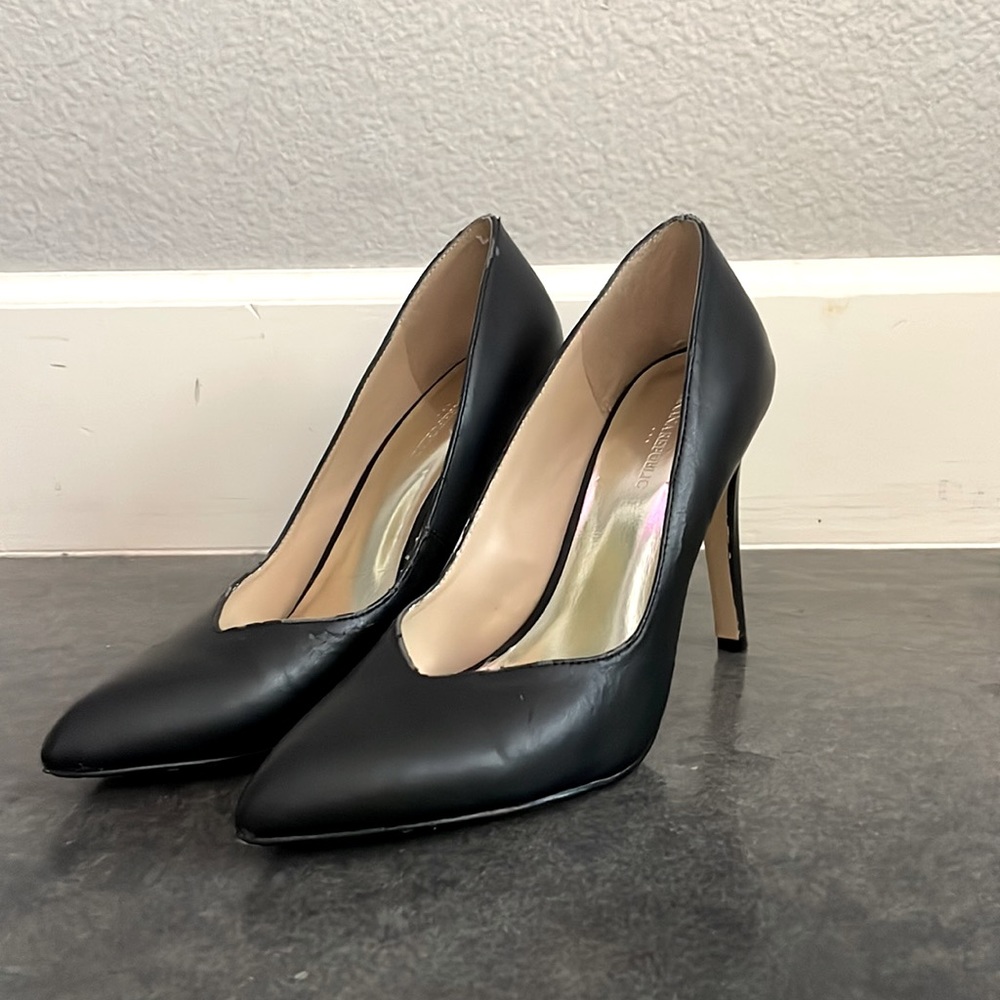 black heels